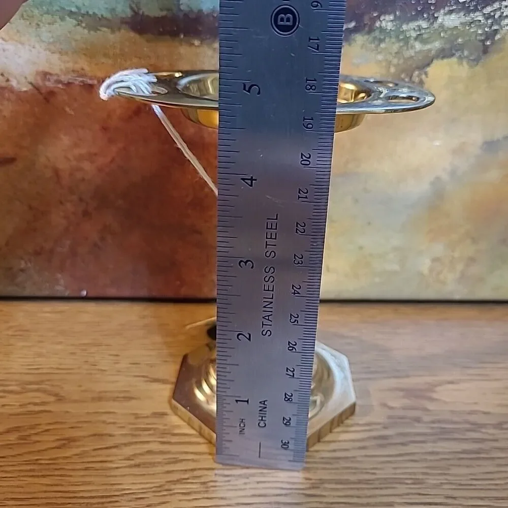 Allied Brass Vanity Top Tumbler Toothbrush Holder Polished Brass
